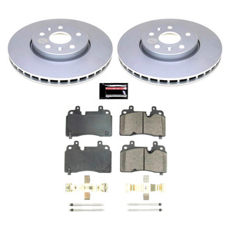 PowerStop® - Z17 Evolution Geomet® Plain Front Brake Kit