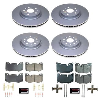 PowerStop® - Z17 Evolution Geomet® Plain Front and Rear Brake Kit