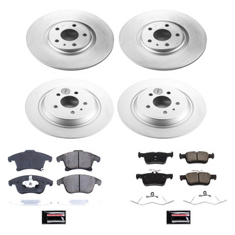PowerStop® - Z17 Evolution Geomet® Plain Front and Rear Brake Kit