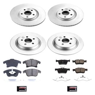 PowerStop® - Z17 Evolution Geomet® Plain Front and Rear Brake Kit