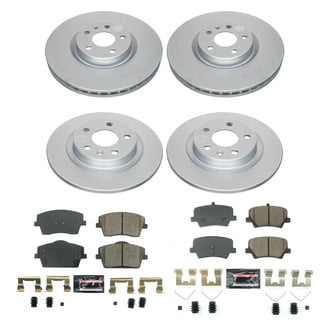 PowerStop® - Z17 Evolution Geomet® Plain Front and Rear Brake Kit