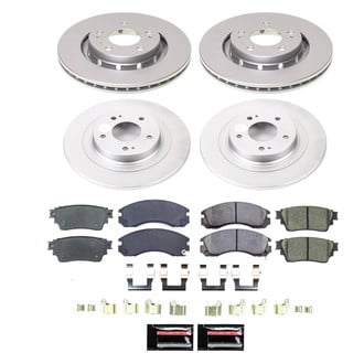 PowerStop® - Z17 Evolution Geomet® Plain Front and Rear Brake Kit