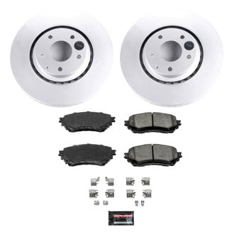 PowerStop® - Z17 Evolution Geomet® Plain Front Brake Kit