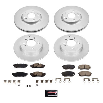 PowerStop® - Z17 Evolution Geomet® Plain Front and Rear Brake Kit