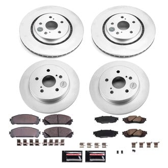 PowerStop® - Z17 Evolution Geomet® Plain Front and Rear Brake Kit