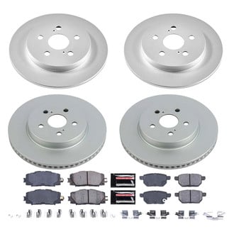 PowerStop® - Z17 Evolution Geomet® Plain Front and Rear Brake Kit