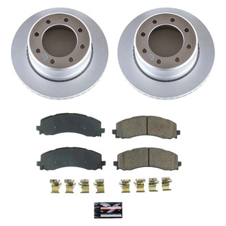 PowerStop® - Z17 Evolution Geomet® Plain Rear Brake Kit