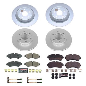 PowerStop® - Z17 Evolution Geomet® Plain Front and Rear Brake Kit