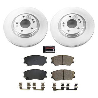 PowerStop® - Z17 Evolution Geomet® Plain Front Brake Kit