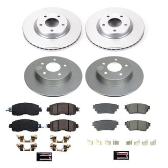 PowerStop® - Z17 Evolution Geomet® Plain Front and Rear Brake Kit