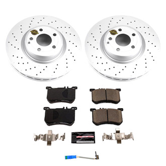 PowerStop® - Z17 Evolution Geomet® Plain Front Brake Kit