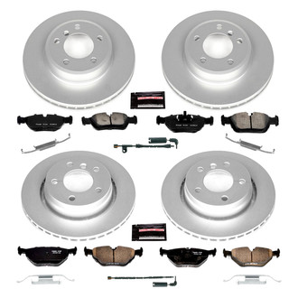 PowerStop® - Z17 Evolution Geomet® Plain Front and Rear Brake Kit