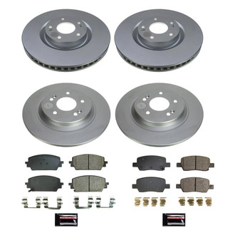 PowerStop® - Evolution Geomet® Z17 Plain Brake Kit