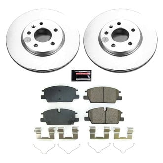 PowerStop® - Z17 Evolution Geomet® Plain Front Brake Kit