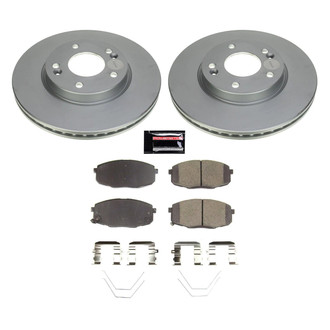PowerStop® - Z17 Evolution Geomet® Plain Front Brake Kit