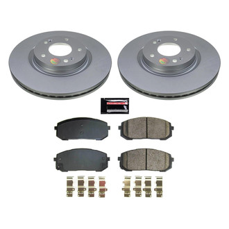 PowerStop® - Z17 Evolution Geomet® Plain Front Brake Kit