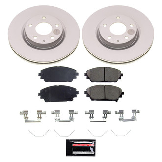 PowerStop® - Z17 Evolution Geomet® Plain Front Brake Kit