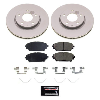 PowerStop® - Z17 Evolution Geomet® Plain Front Brake Kit