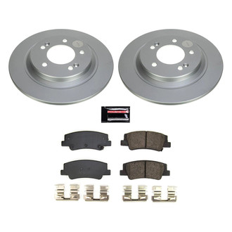 PowerStop® - Z17 Evolution Geomet® Plain Rear Brake Kit