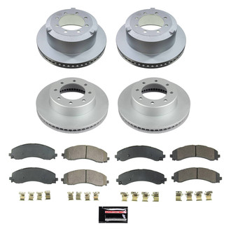 PowerStop® - Z17 Evolution Geomet® Plain Front and Rear Brake Kit