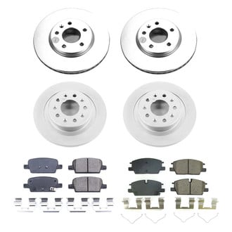PowerStop® - Z17 Evolution Geomet® Plain Front and Rear Brake Kit