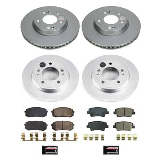 PowerStop® - Z17 Evolution Geomet® Plain Front and Rear Brake Kit