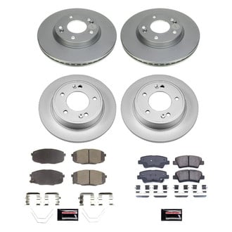 PowerStop® - Z17 Evolution Geomet® Plain Front and Rear Brake Kit