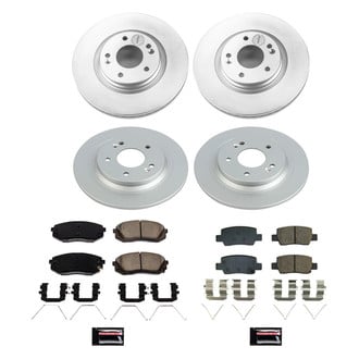 PowerStop® - Z17 Evolution Geomet® Plain Front and Rear Brake Kit