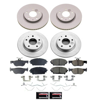 PowerStop® - Z17 Evolution Geomet® Plain Front and Rear Brake Kit
