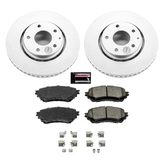 PowerStop® - Z17 Evolution Geomet® Plain Front Brake Kit