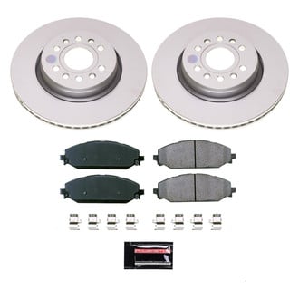 PowerStop® - Z17 Evolution Geomet® Plain Front Brake Kit