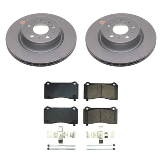 PowerStop® CRK8844 - Z17 Evolution Geomet® Plain Front Brake Kit