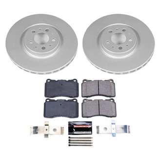 PowerStop® - Z17 Evolution Geomet® Plain Front Brake Kit