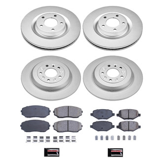 PowerStop® - Z17 Evolution Geomet® Plain Brake Kit