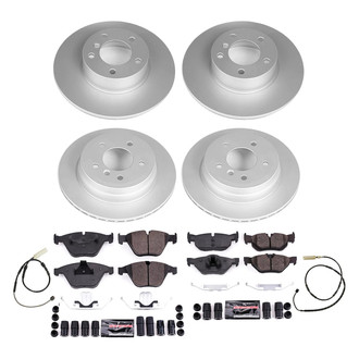 PowerStop® - Z17 Evolution Geomet® Plain Front and Rear Brake Kit