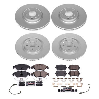 PowerStop® - Z17 Evolution Geomet® Plain Front and Rear Brake Kit