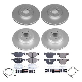 PowerStop® - Z17 Evolution Geomet® Plain Front and Rear Brake Kit
