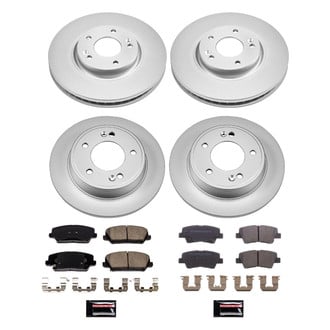 PowerStop® - Z17 Evolution Geomet® Plain Front and Rear Brake Kit