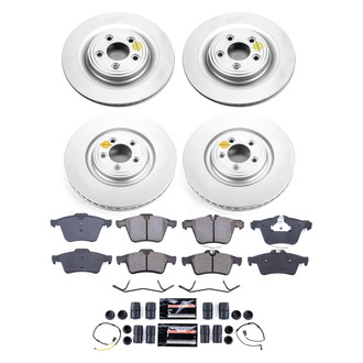 PowerStop® - Z17 Evolution Geomet® Plain Front and Rear Brake Kit