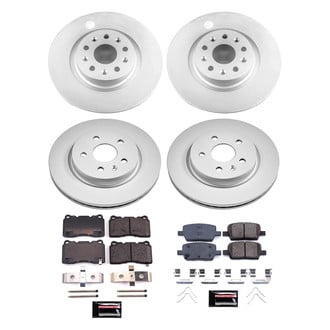 PowerStop® - Z17 Evolution Geomet® Plain Front and Rear Brake Kit