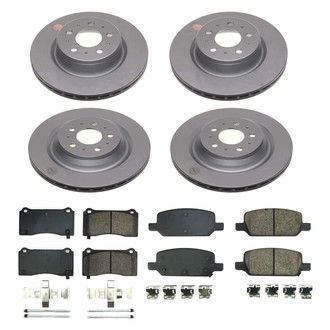 PowerStop® - Evolution Geomet® Z17 Plain Brake Kit