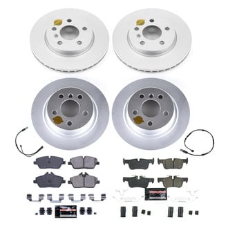 PowerStop® - Z17 Evolution Geomet® Plain Front and Rear Brake Kit