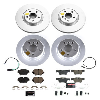 PowerStop® - Z17 Evolution Geomet® Plain Front and Rear Brake Kit