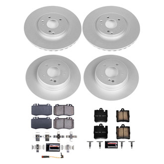 PowerStop® - Z17 Evolution Geomet® Plain Front and Rear Brake Kit