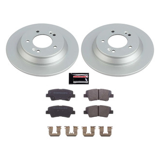 PowerStop® - Z17 Evolution Geomet® Plain Rear Brake Kit