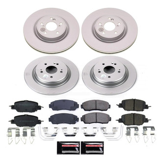 PowerStop® - Z17 Evolution Geomet® Plain Front and Rear Brake Kit