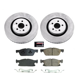 PowerStop® - Z17 Evolution Geomet® Plain Front Brake Kit