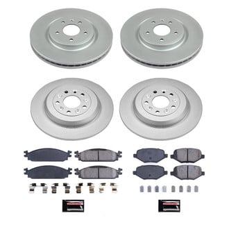 PowerStop® - Z17 Evolution Geomet® Plain Front and Rear Brake Kit