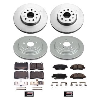 PowerStop® - Z17 Evolution Geomet® Plain Front and Rear Brake Kit