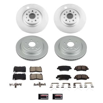 PowerStop® - Z17 Evolution Geomet® Plain Front and Rear Brake Kit
